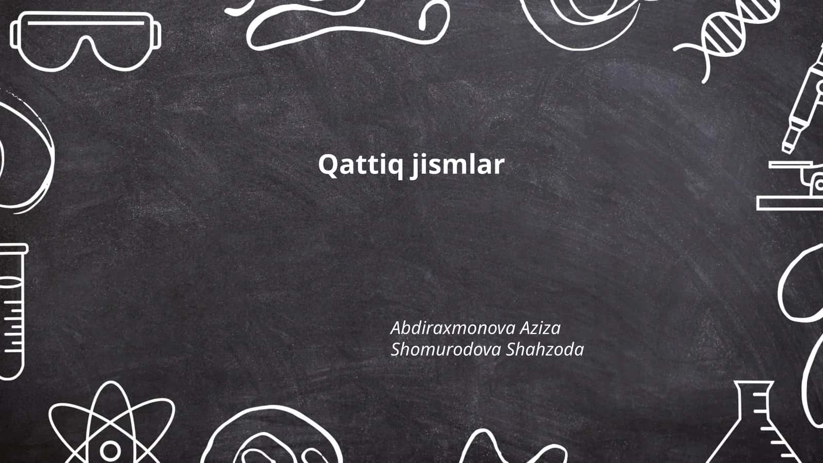 Qattiq jismlar
