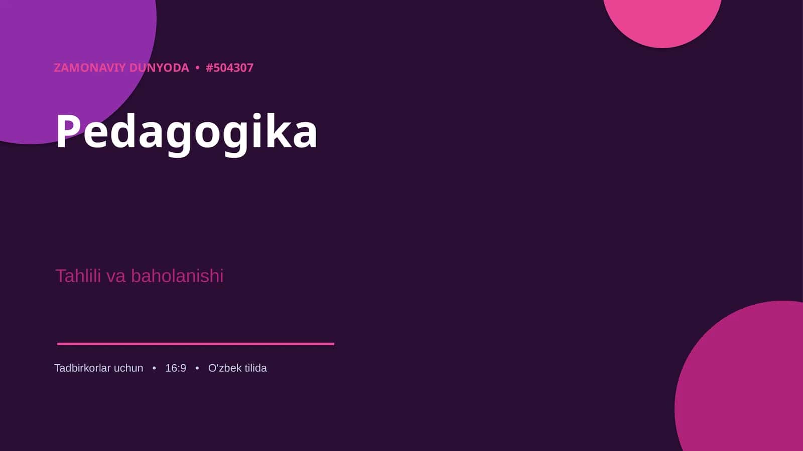 Pedagogika