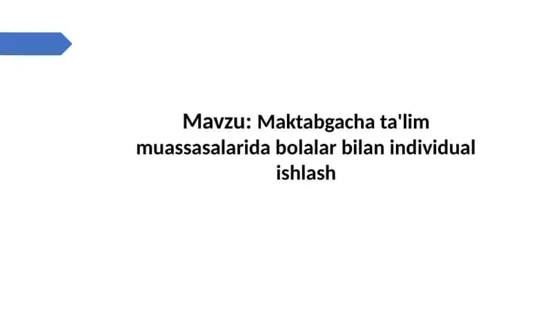 Maktabgacha yoshdagi bolalarda musiqiy qobiliyatlarni rivojlantirish xususiyatlari