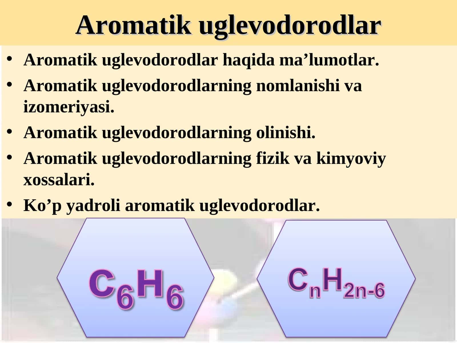 Aromatik uglevodorodlar