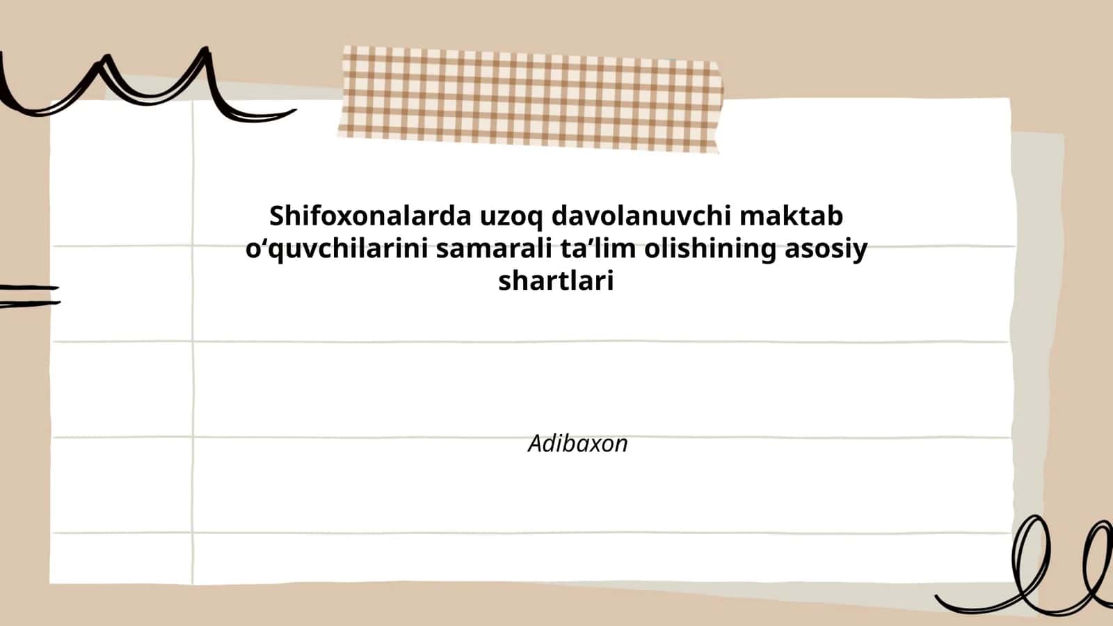 Masofaviy o‘qitish texnologiyalari