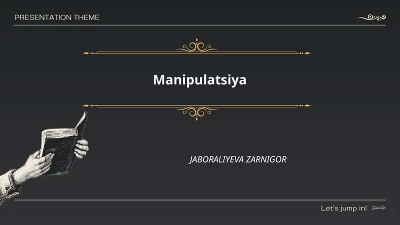 Manipulatsiya