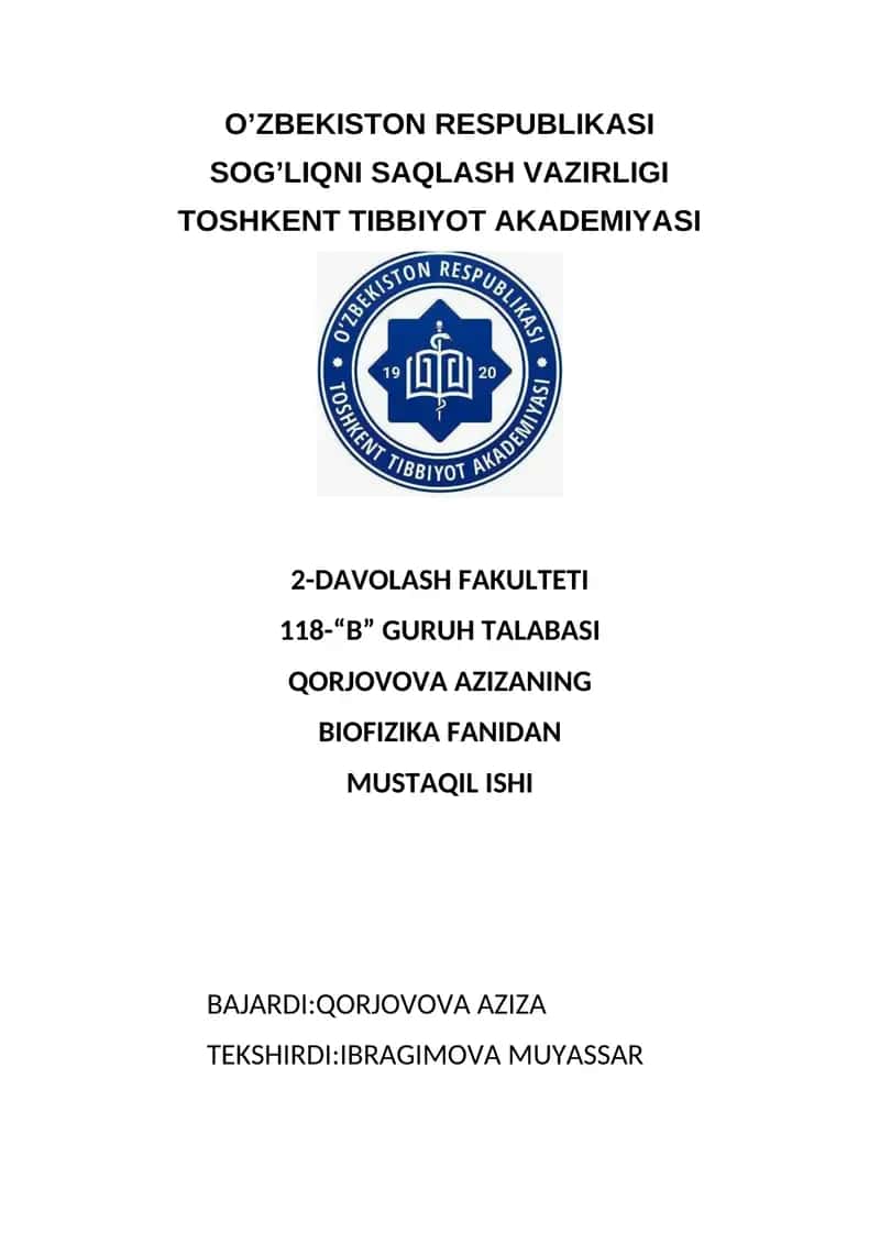 Pyezoelektrik effekt va undan tibbiyotda foydalanish