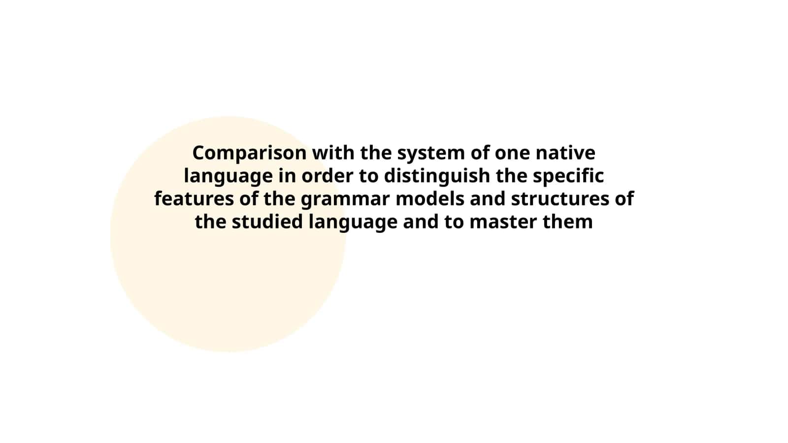 Tili grammatika modeli va strukturasi