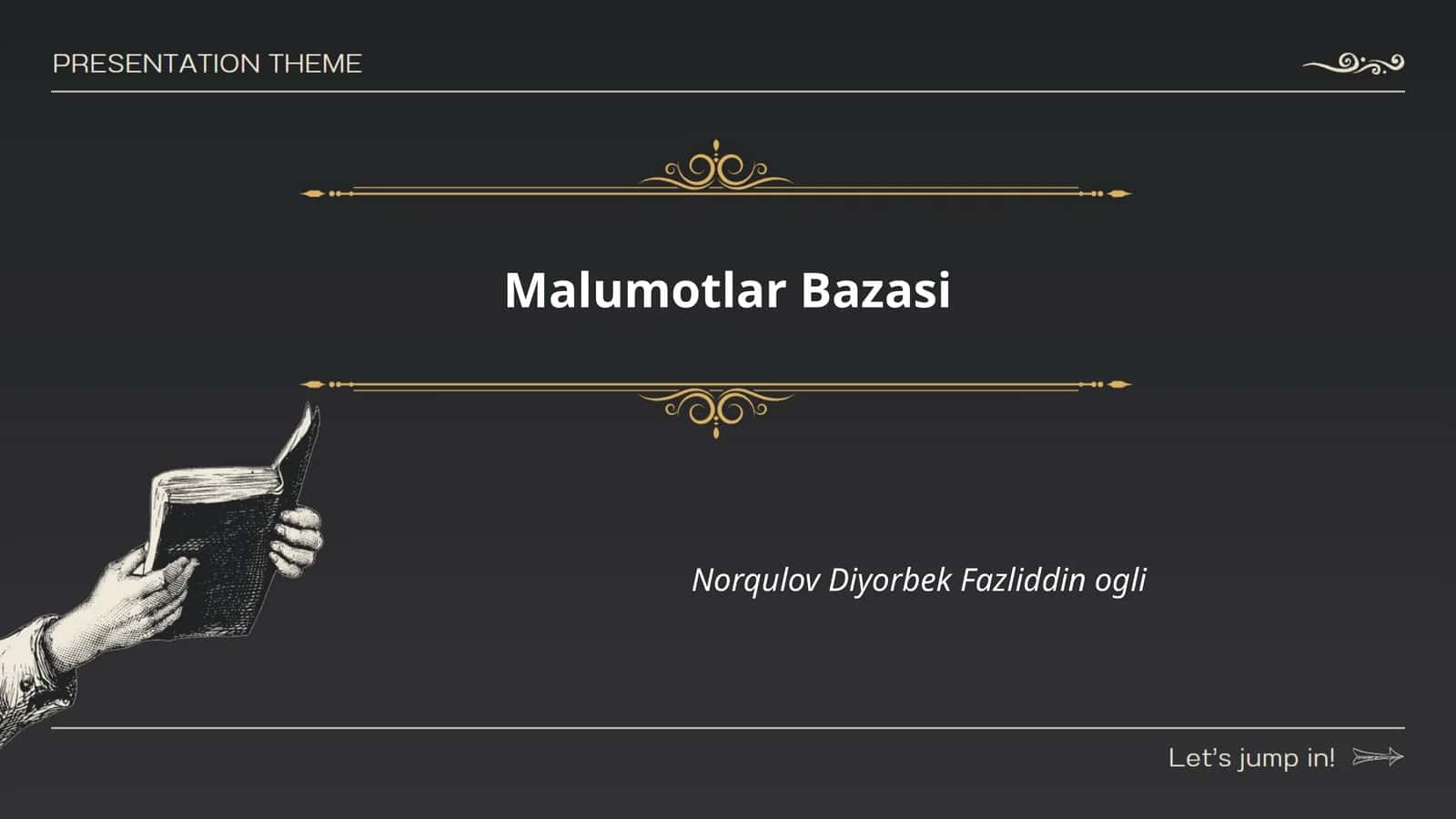 Malumotlar Bazasi Turlari