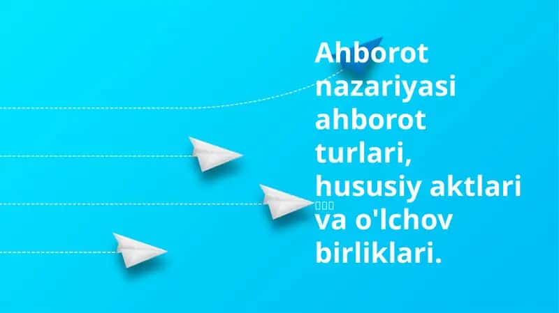 Ahborot nazariyasi