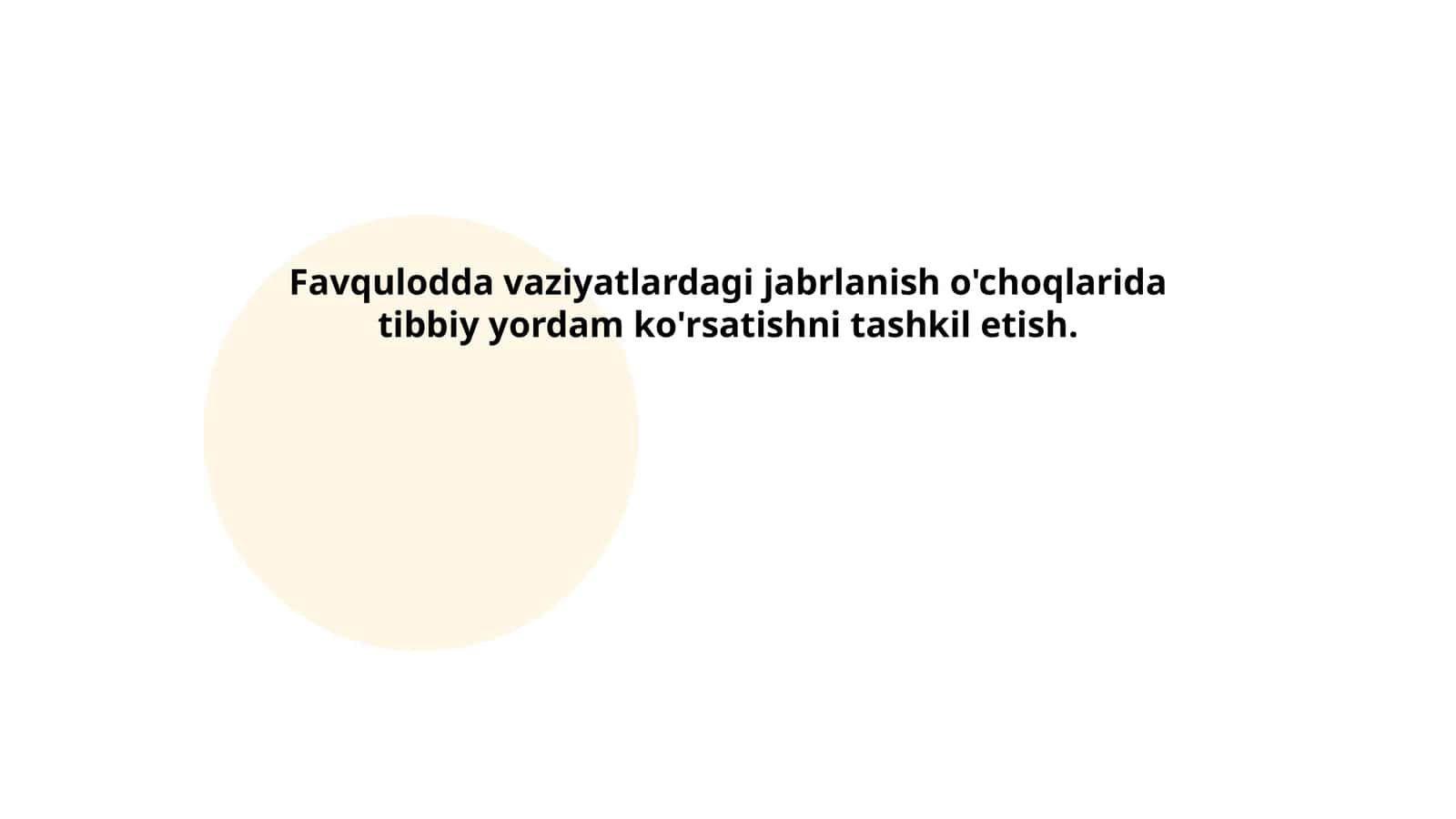 Favqulodda vaziyatlarda tibbiy yordam ko'rsatish tizimi