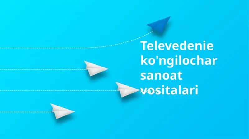 Televedenie ko'ngilochar sanoat vositalari