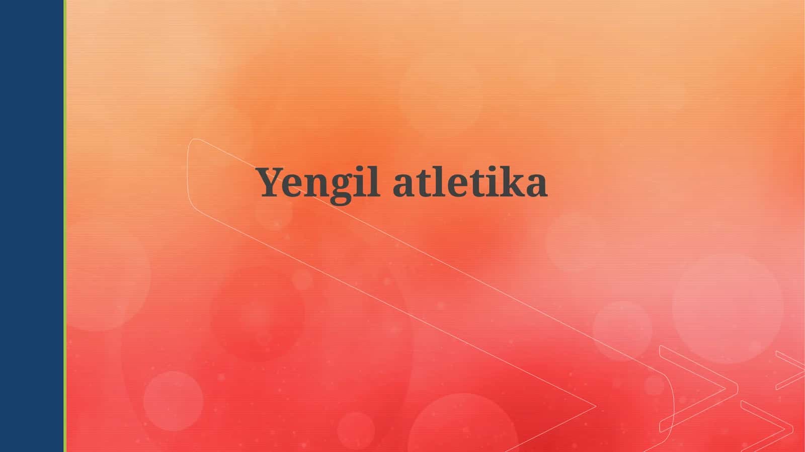 Yengilatletika