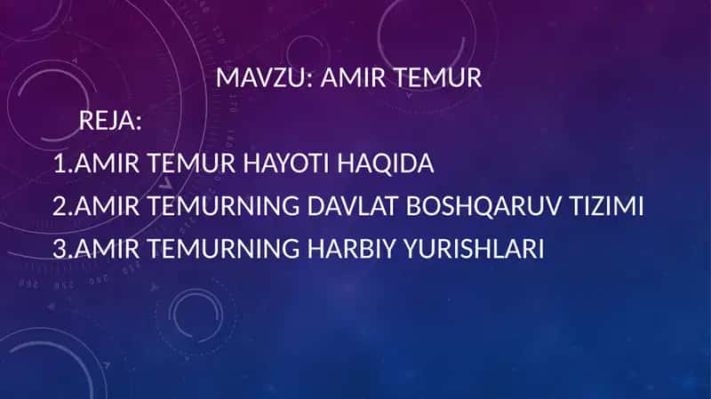 Amir Temur