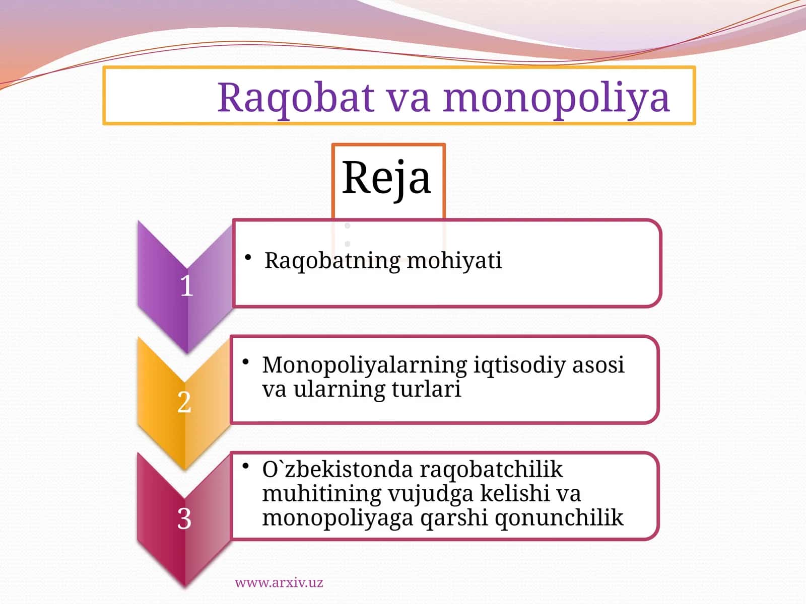 Raqobat va monopoliya