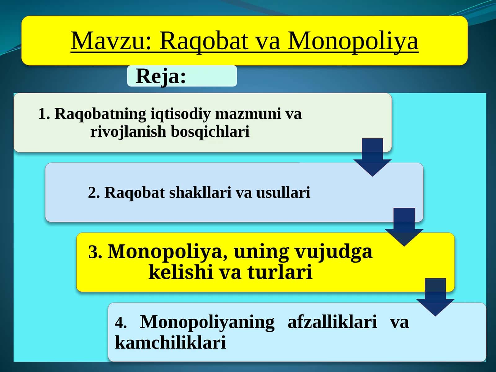 Raqobatchilik bosqichi