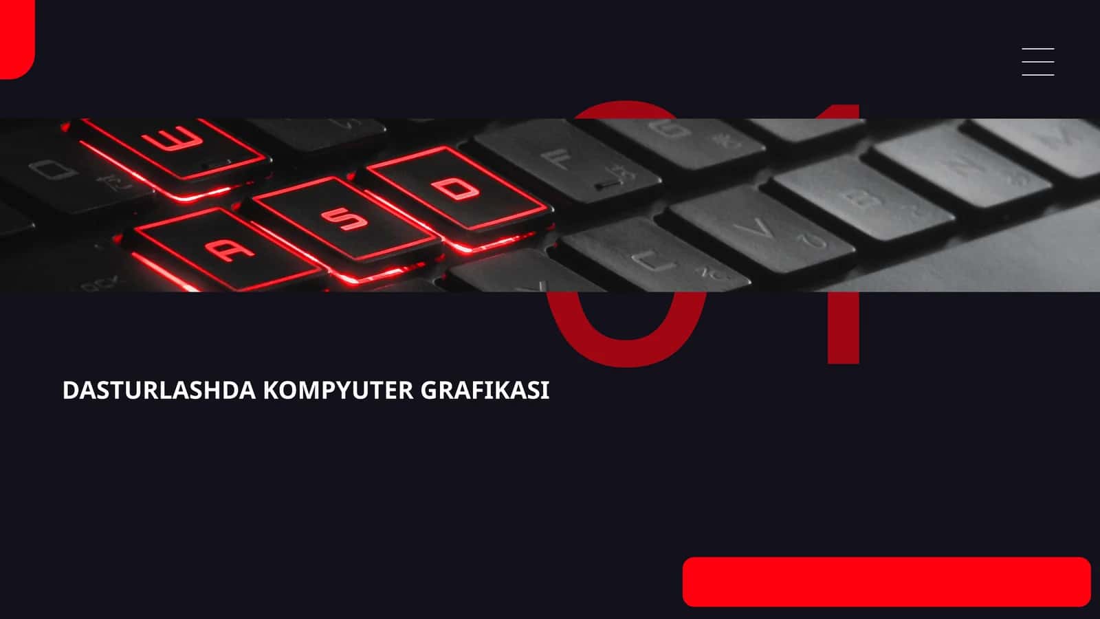 DASTURLASHDA KOMPYUTER GRAFIKASI