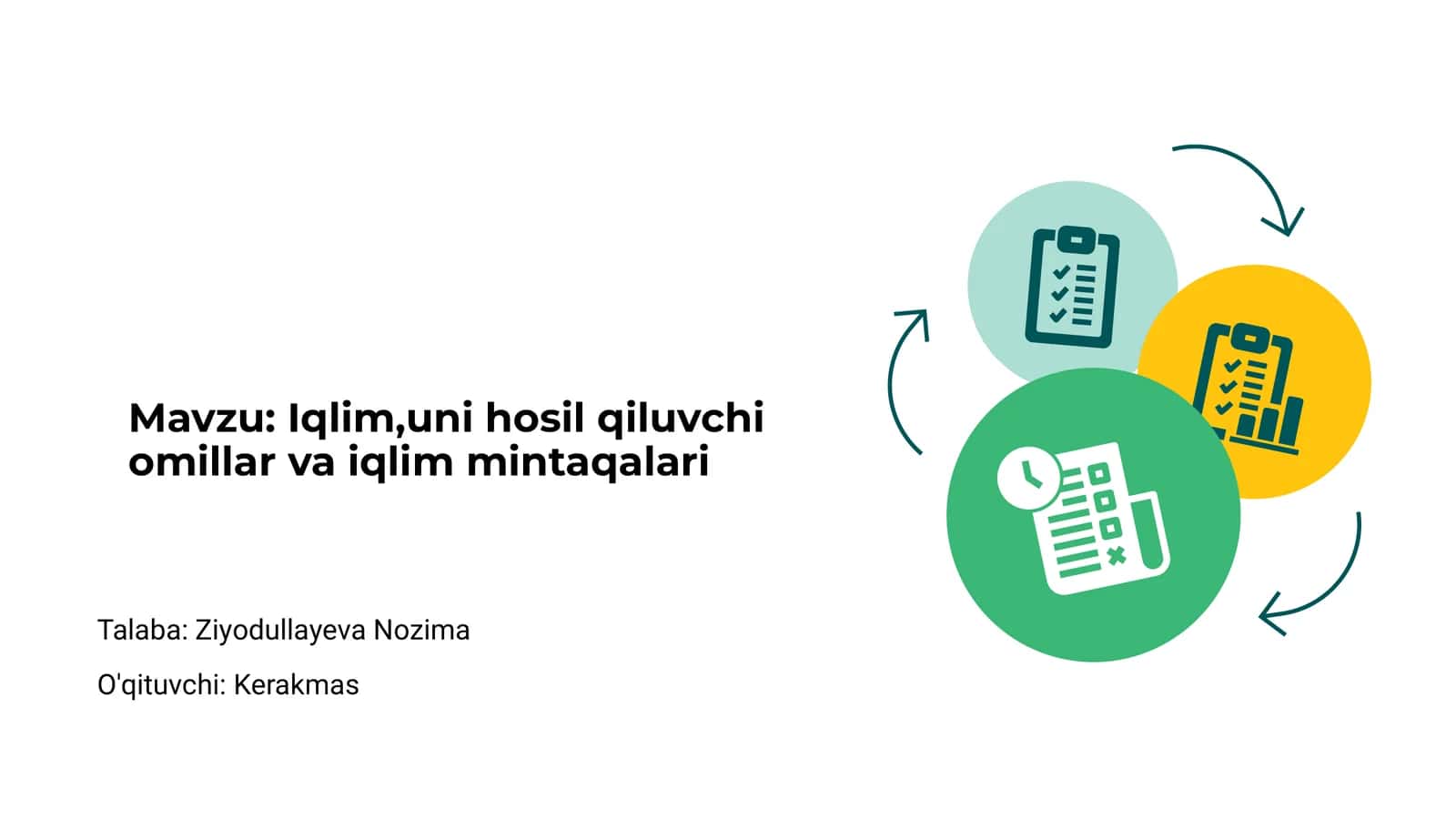 Iqlim,uni hosil qiluvchi omillar va iqlim mintaqalari