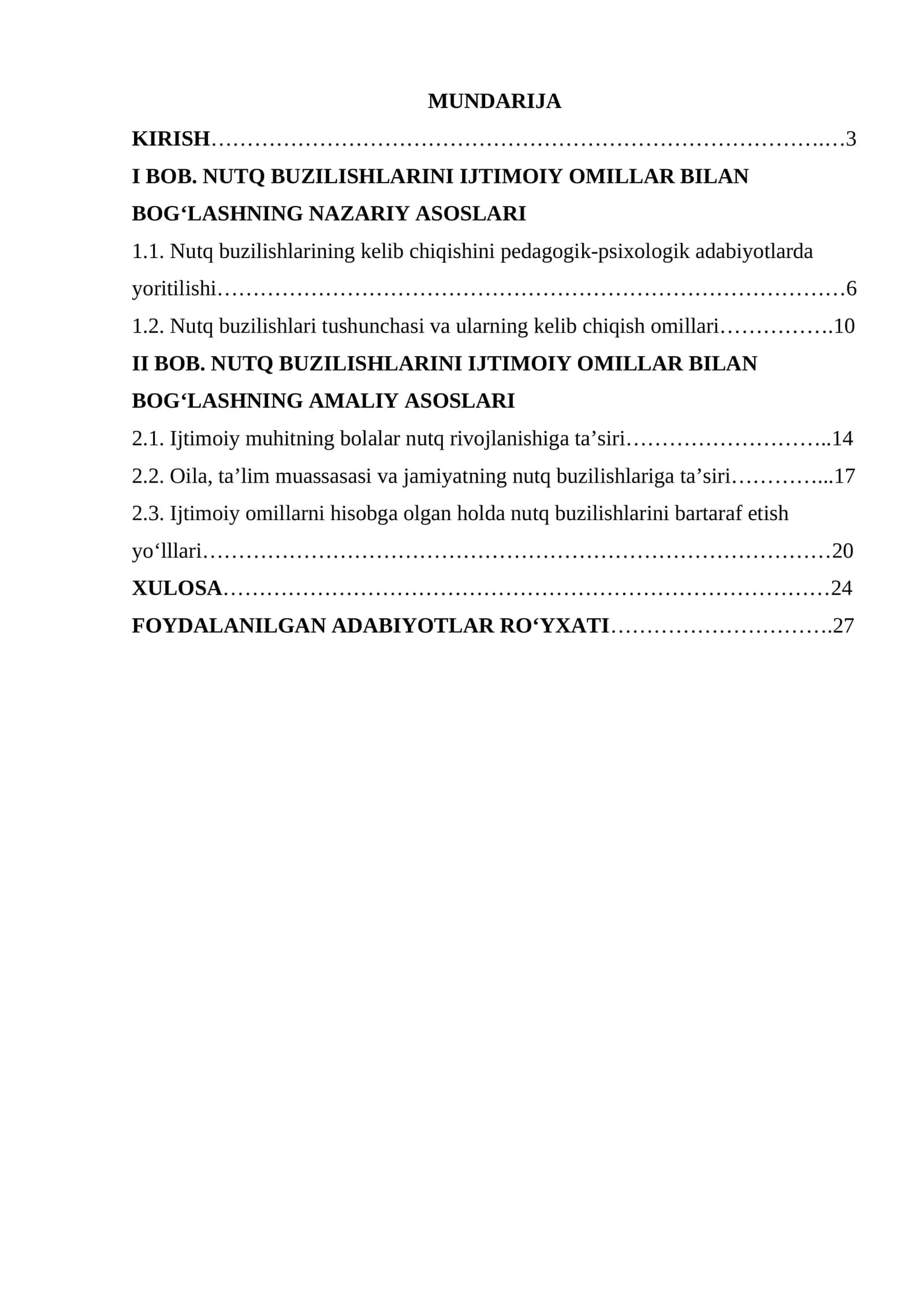 Nutq buzilishlarini ijtimoiy omillar bilan bogʻlash