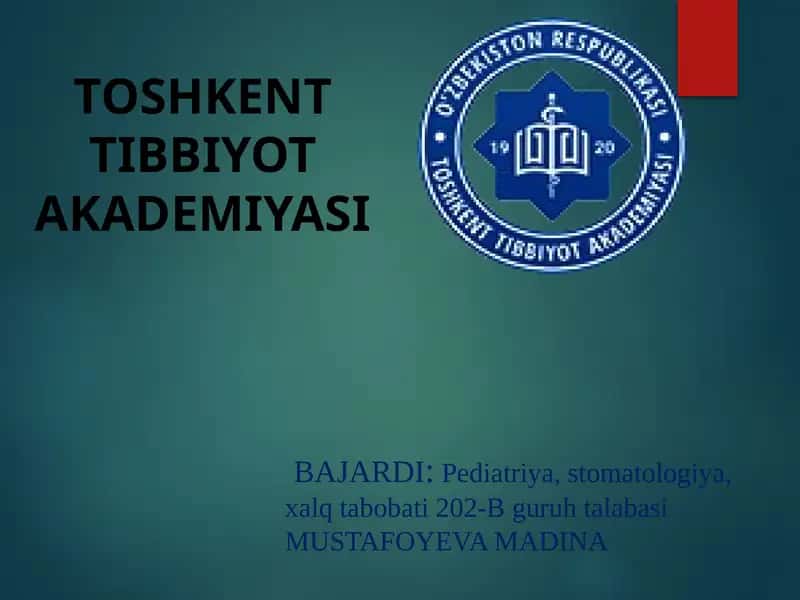 Nikotinzm va uning asoratlari