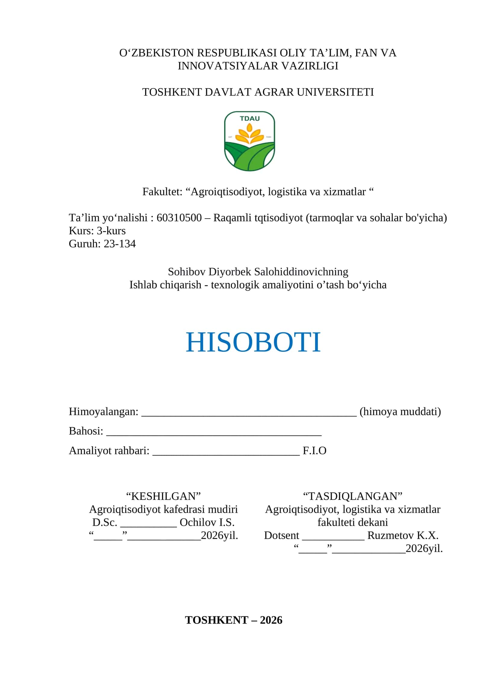 “OLTINSOY FAYZ XASAN” MCHJ. Xo‘jalik asosan donli ekinlar – guruch va bug‘doy yetishtirish, qayta ishlash va sotish bilan shug‘ullanadi.