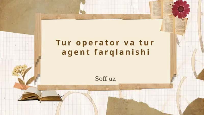 Tur agent va tur operator