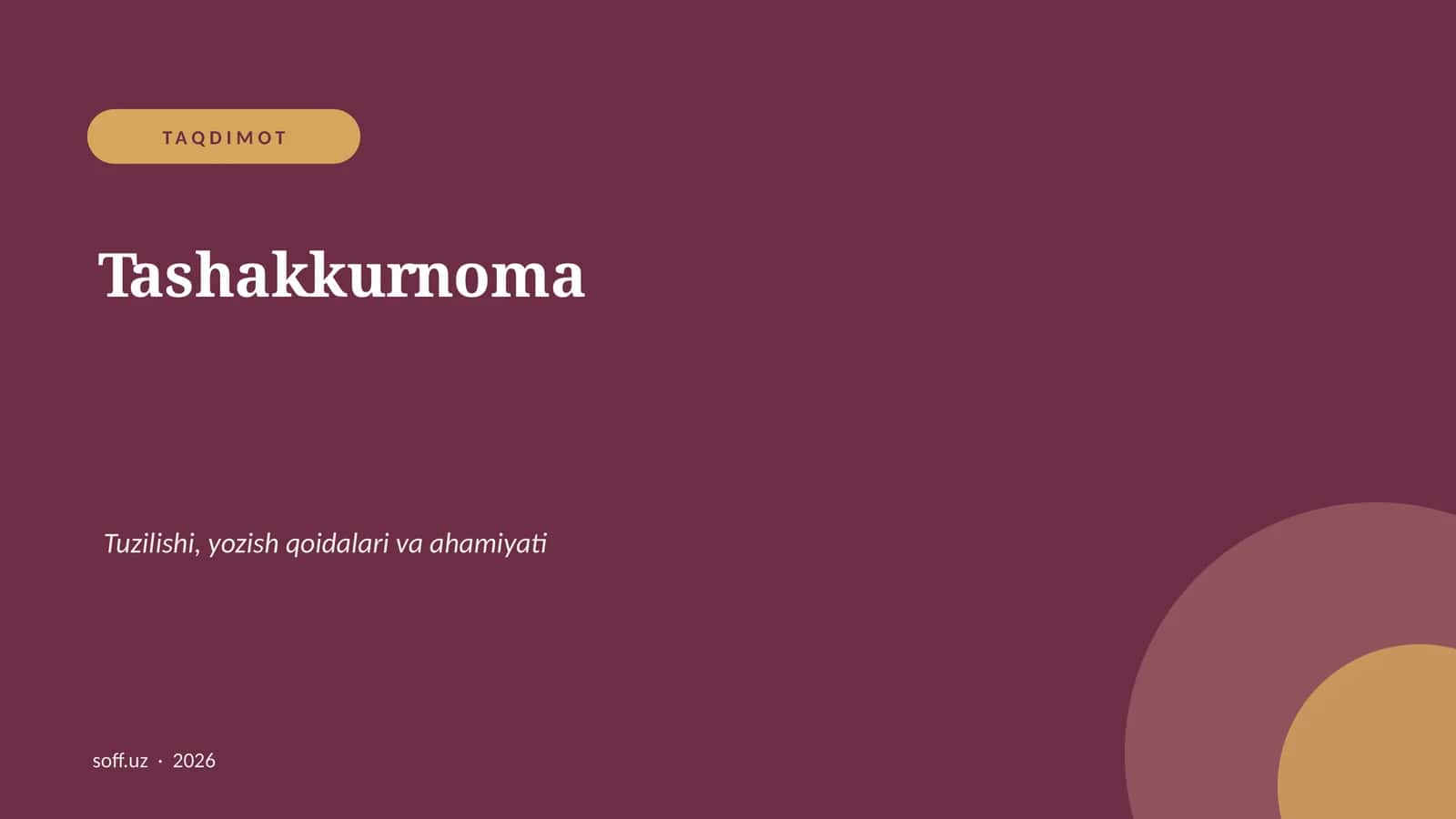Tashakkurnoma
