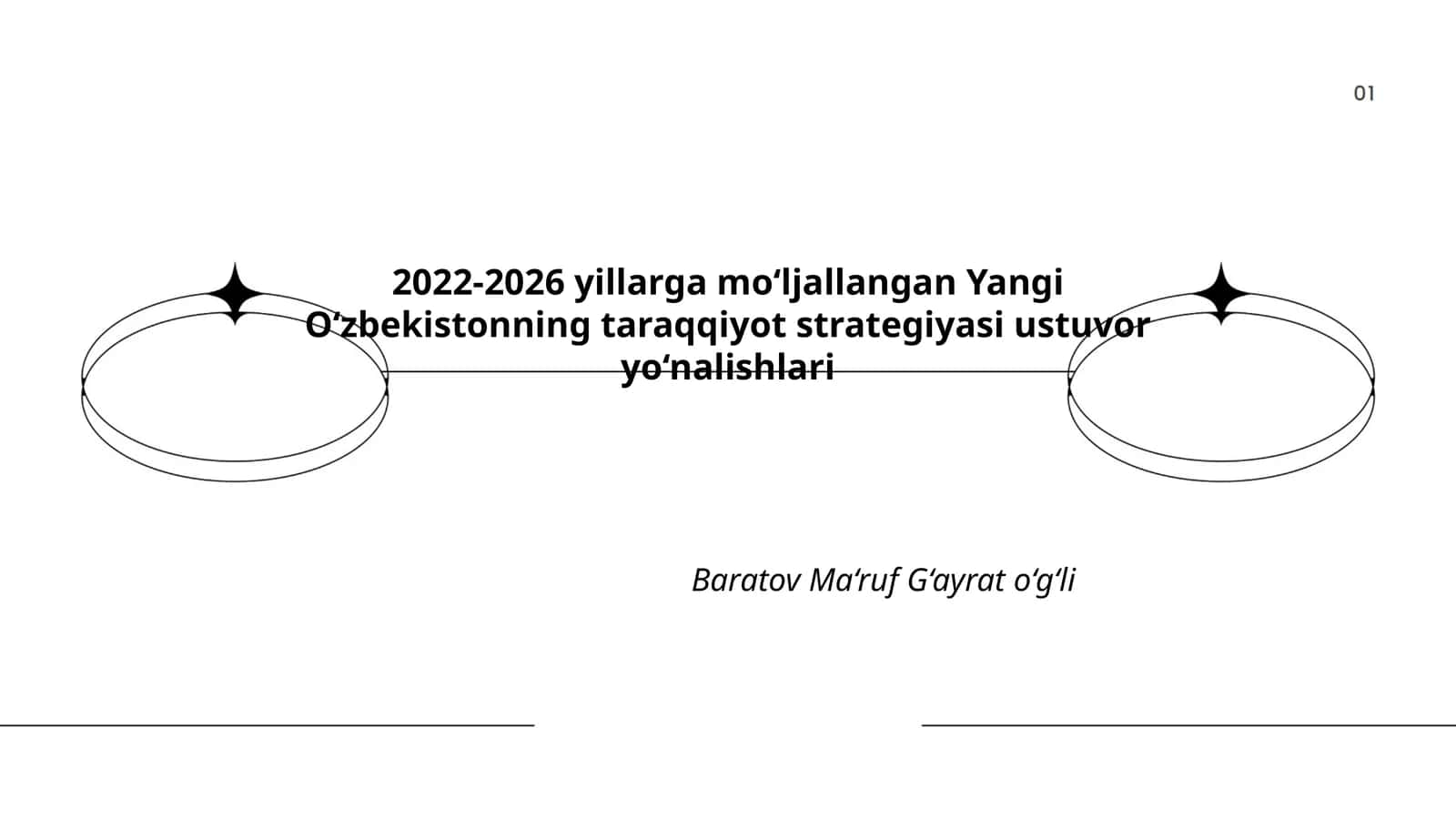 Yangi O‘zbekistonning taraqqiyot strategiyasi