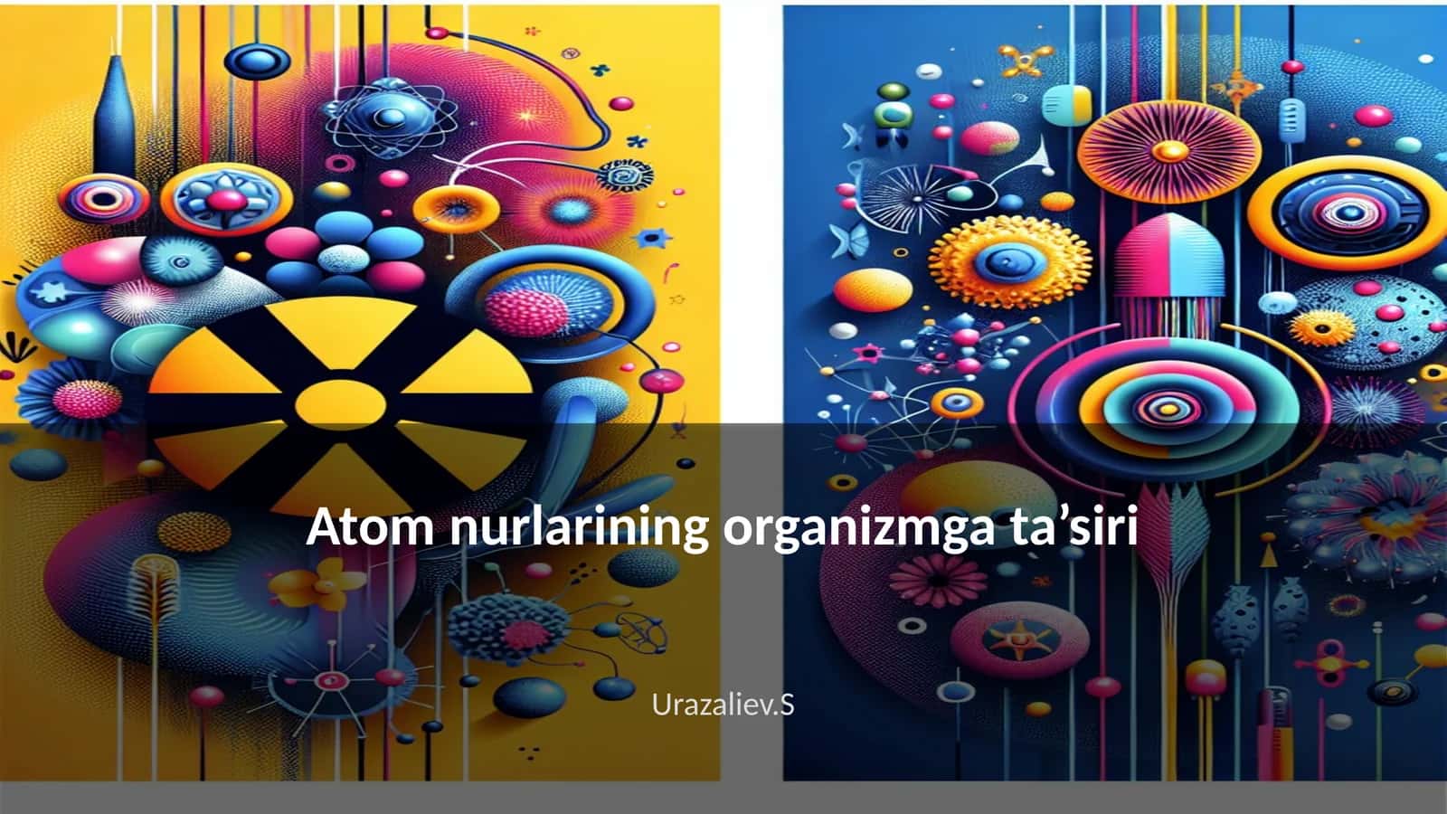 Atom nurlarining organizmga ta’siri