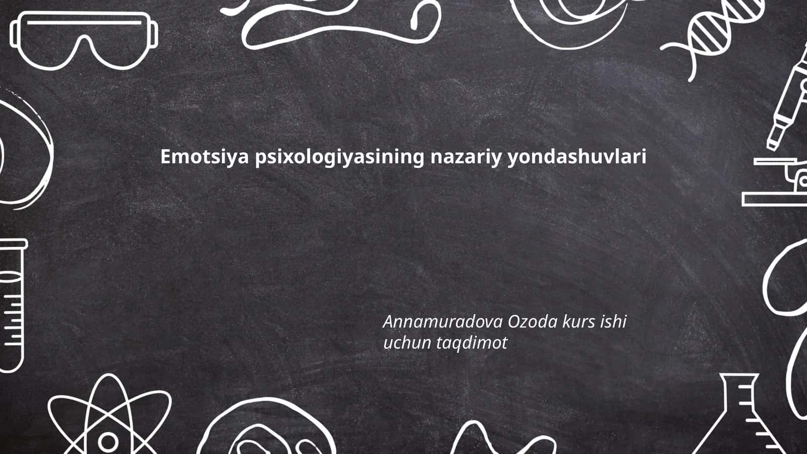 Emotsiya psixologiyasining nazariy yondashuvlari