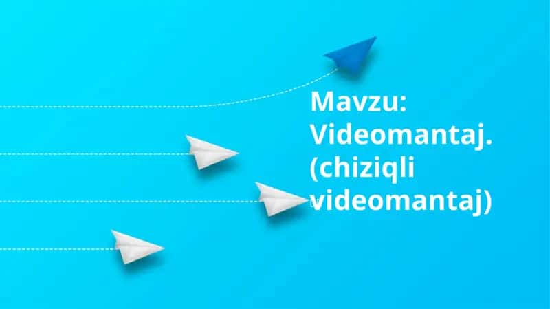 Videomantaj.(chiziqli videomantaj)