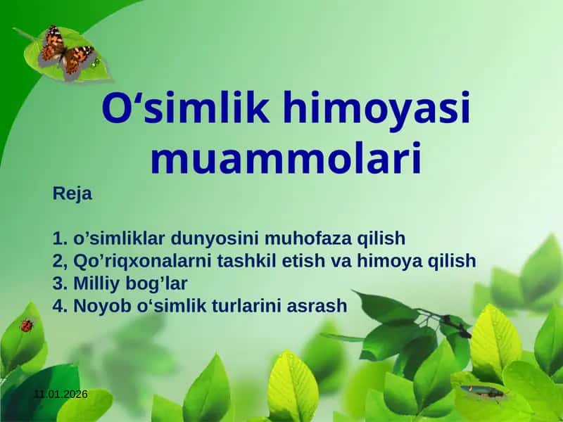 Oʻsimlikhimoyasimuammolari