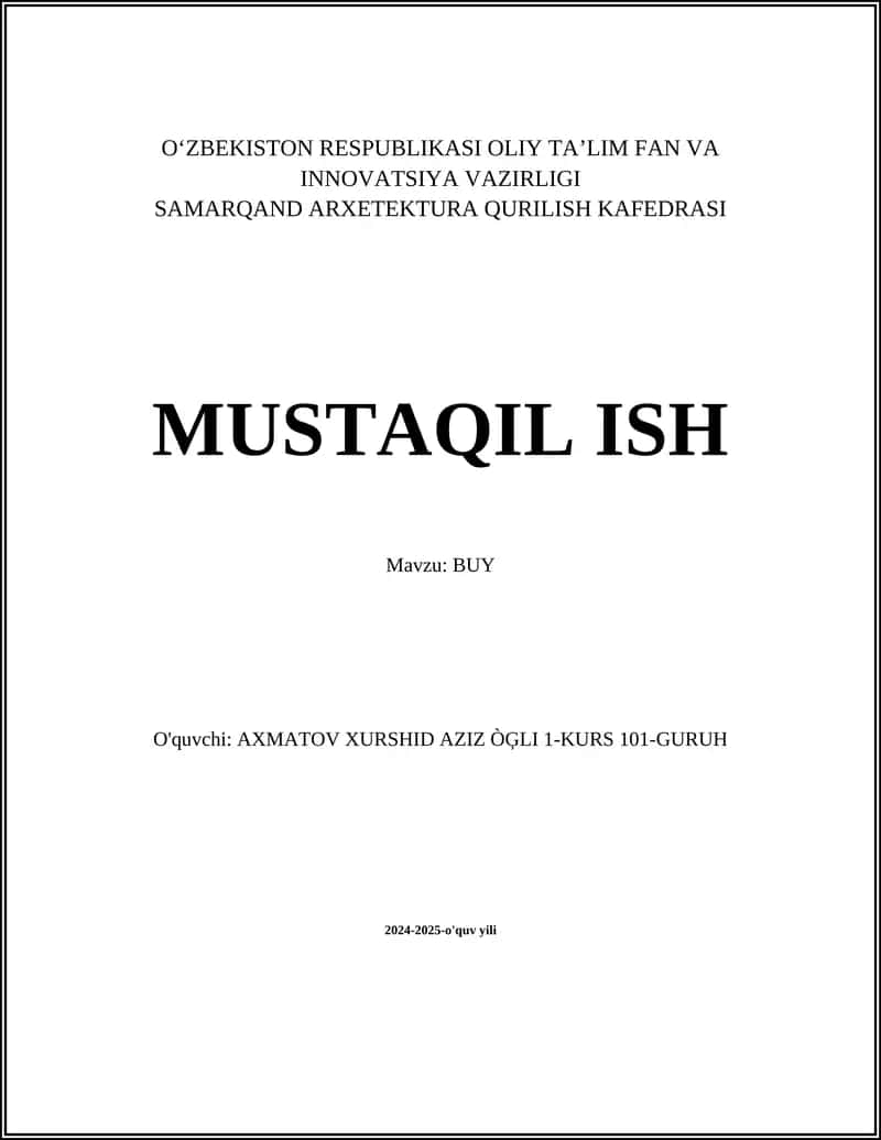 Mahsulotlar va xizmatlar sotib olish