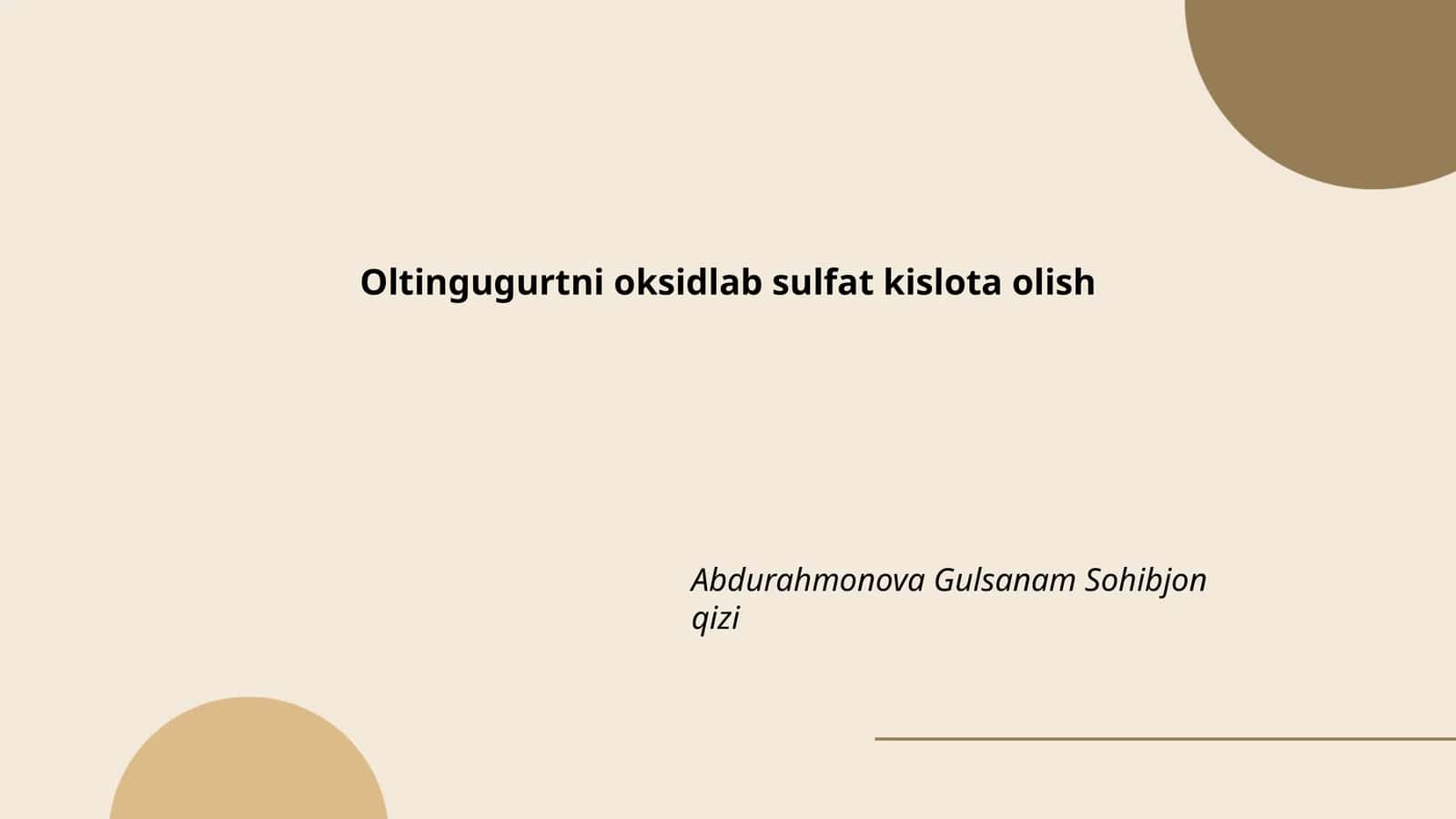 Oltingugurtning fizik va kimyoviy xususiyatlari
