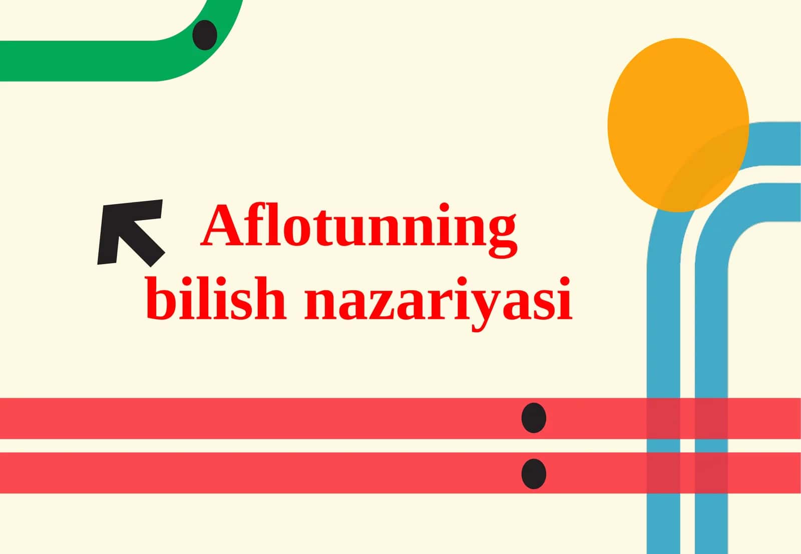 Aflotunning bilish nazariyasi