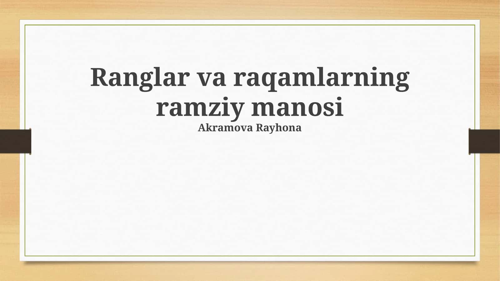 Ko'k rangning ramziy ma'nosi