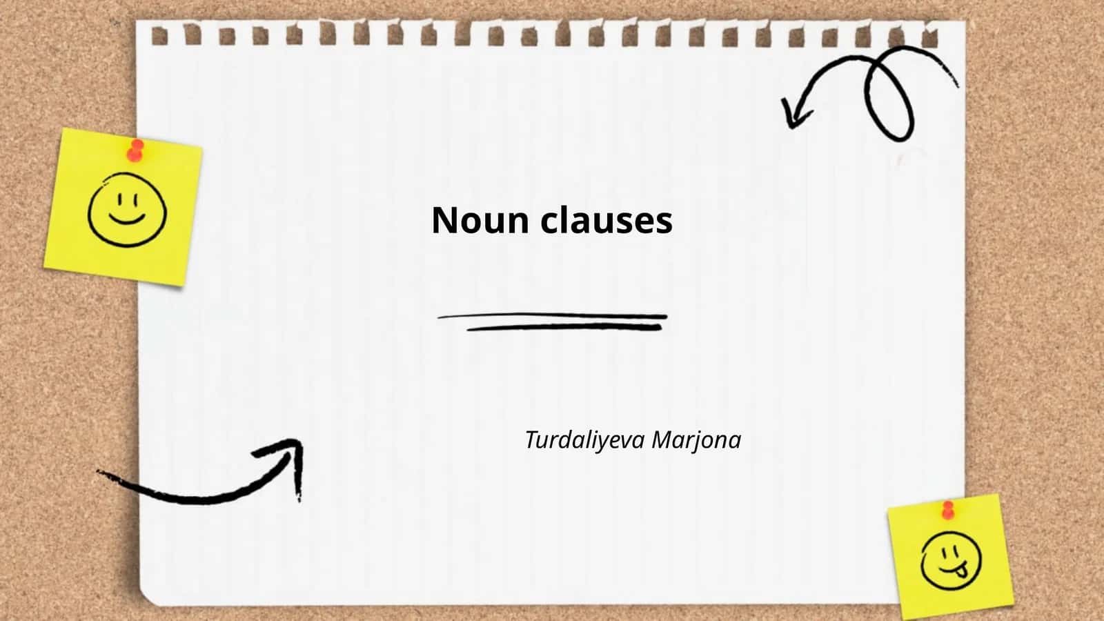 Noun clauses