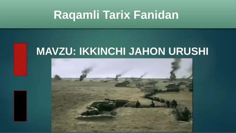 IKKINCHI JAHON URUSHI