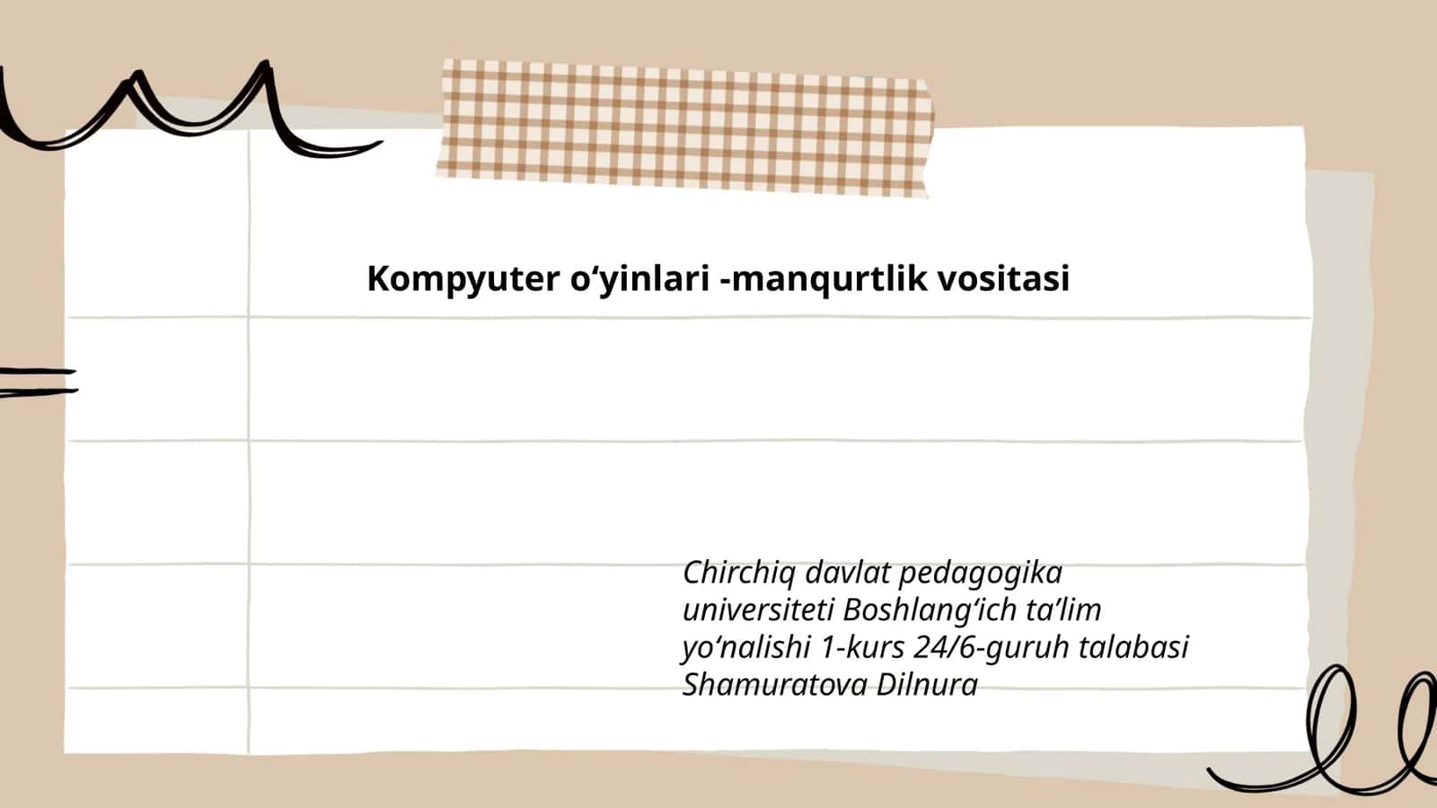 Kompyuter oʻyinlari -manqurtlik vositasi