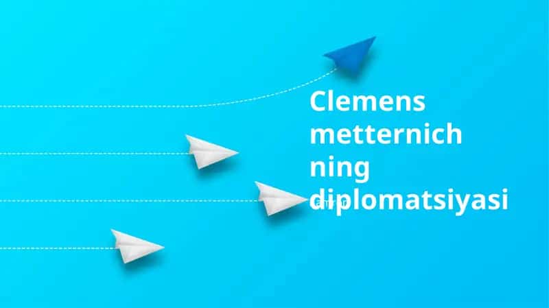 Clemens Metternich ning diplomatsiyasi