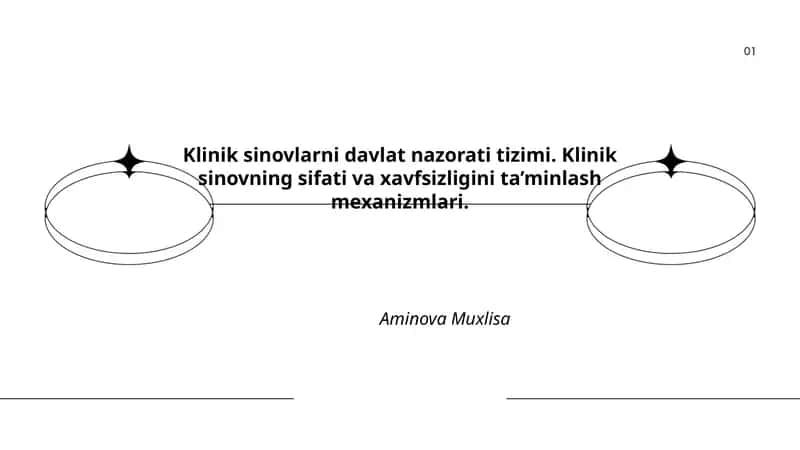 Klinik sinovlarni davlat nazorati tizimi