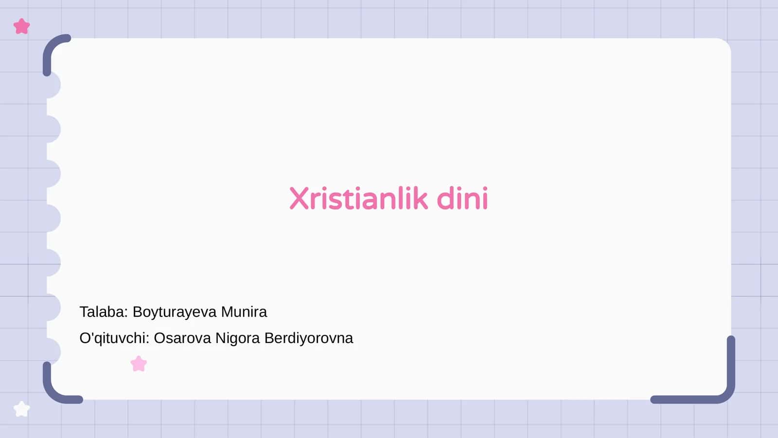 Xristianlik dini