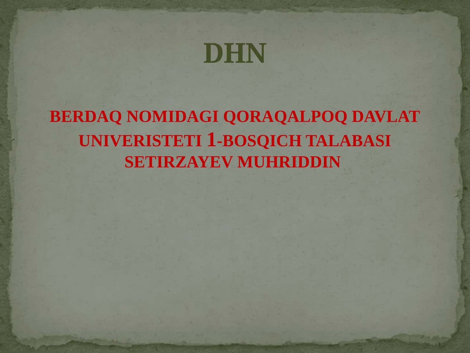 HUQUQ NORMALARINI SHARXLASH