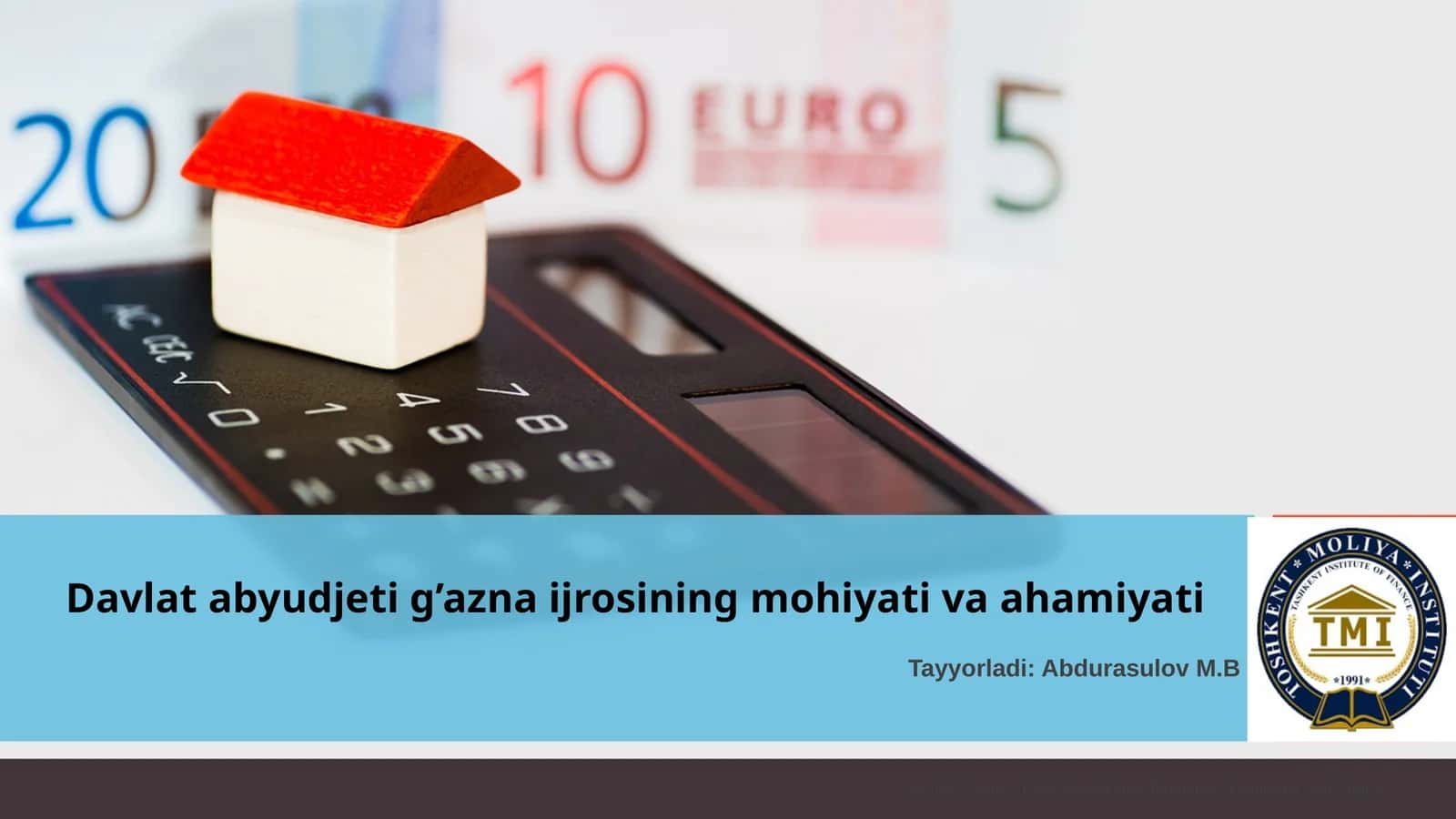 Davlatabyudjeti g’azna ijrosining mohiyati va ahamiyati