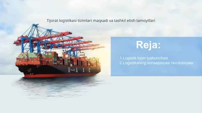 Tijorat logistikasi tizimlari