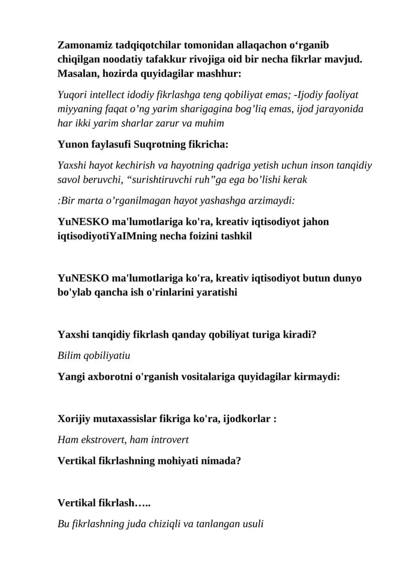 Kreativ iqtisodiyot