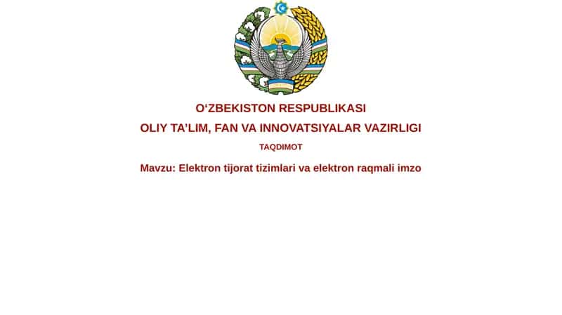 Elektron raqamli imzo