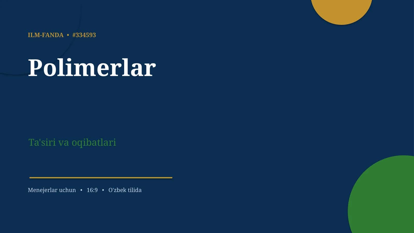 Polimerlar