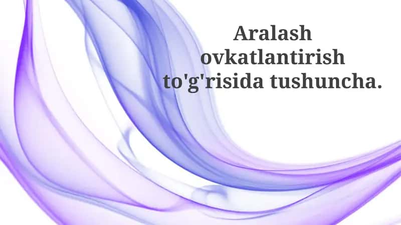 Aralash oziqlantirish