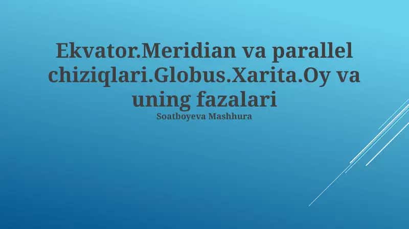 Oy va uning fazalari
