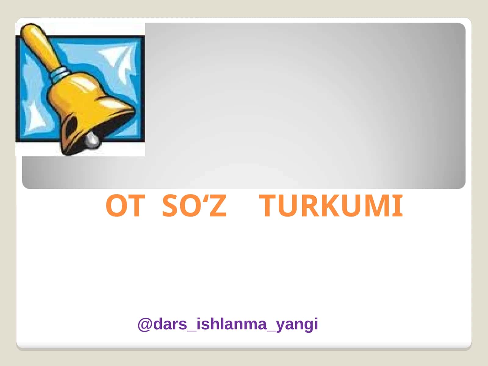 OT SO‘Z TURKUMI