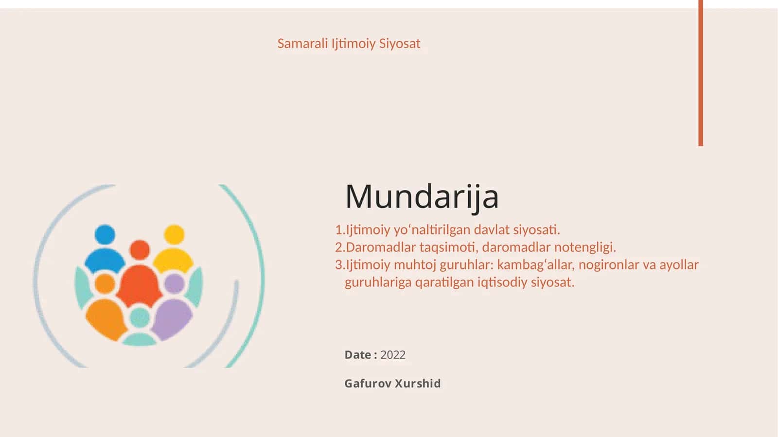 Samarali Ijtimoiy Siyosat