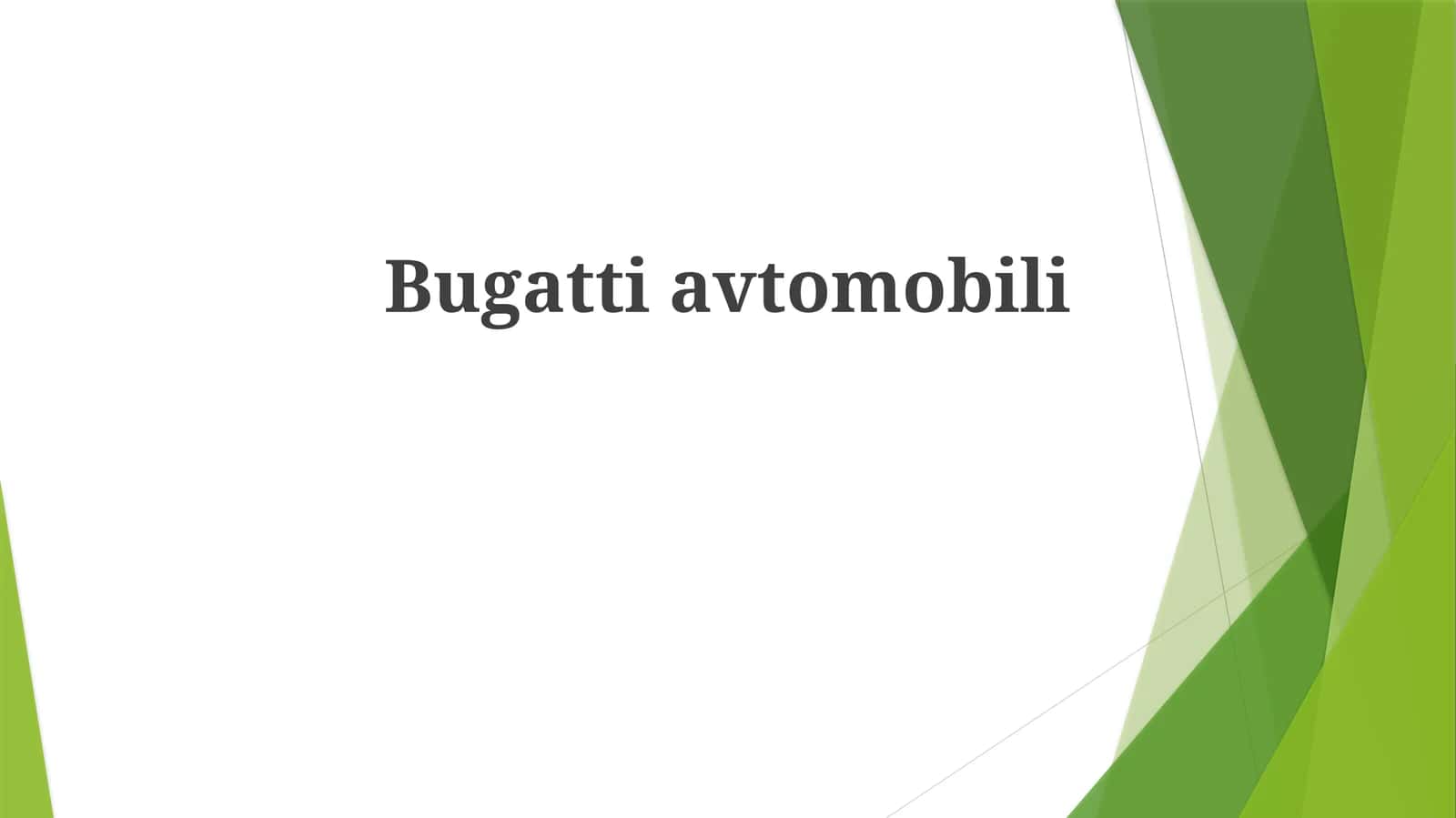Bugatti avtomobili