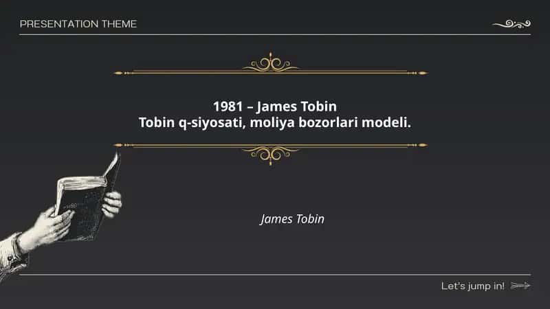 Tobin q-siyosati, moliya bozorlari modeli
